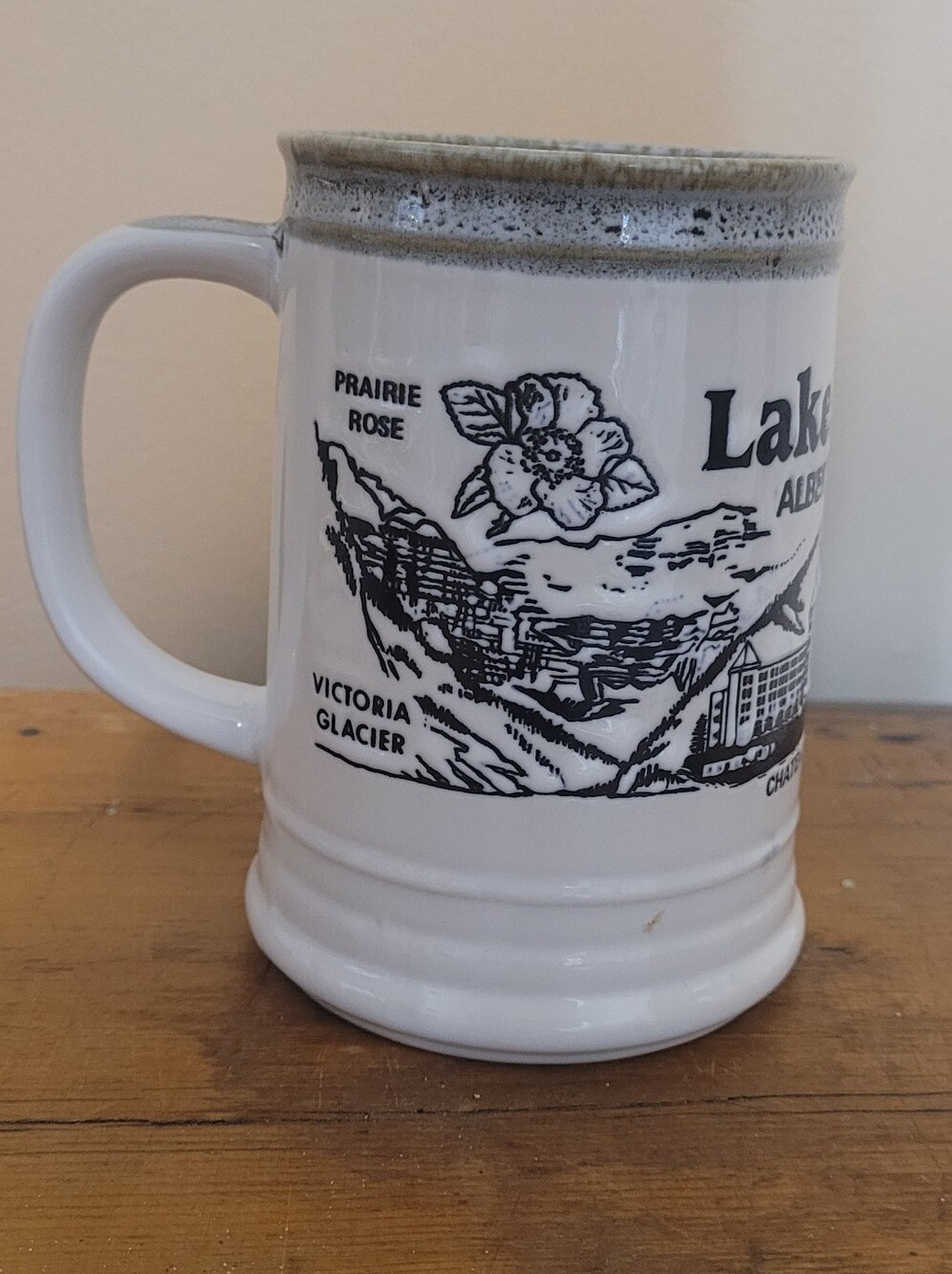 Lake Louise Souvenir Ceramic Beer Mug